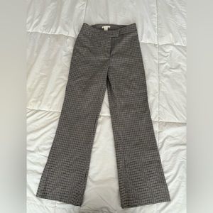 H&M Gingham Cropped Flare Pant